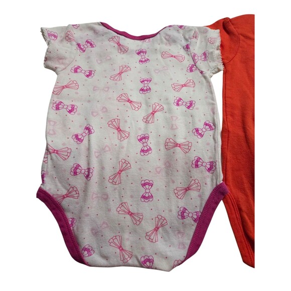 TWO OK State Cowboys Girls Infant Romper Bodysuit (6-9M) Baby Creeper Toddler - Picture 5 of 6